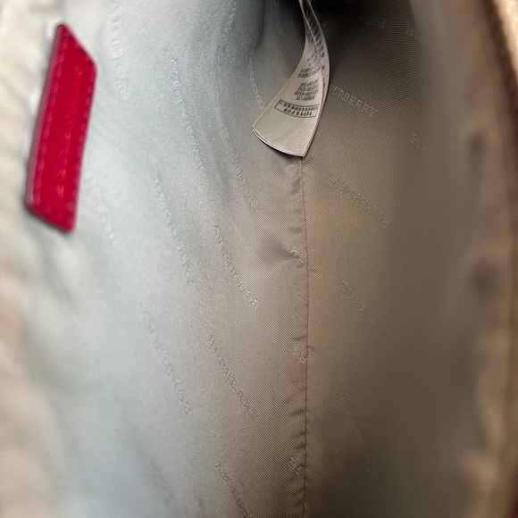 BURBERRY Crossbody Clutch Bag Military Red - Picture 6 of 8